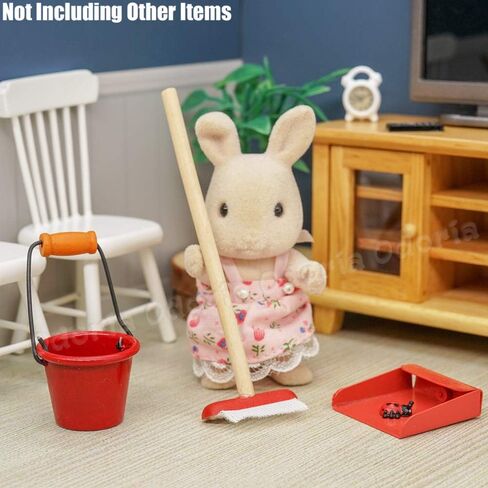 Odoria 1/12 Miniature MOP Ducket Cleaning Tools Dollhouse Accessories in Saudi Arabia