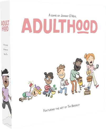 Brotherwise Games Adulthood – Relatable Life Strategy Board Game, Navigate Challenges of Growing Up, Fun for 1-4 Players, Ages 13+ in Saudi Arabia