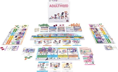 Brotherwise Games Adulthood – Relatable Life Strategy Board Game, Navigate Challenges of Growing Up, Fun for 1-4 Players, Ages 13+ in Saudi Arabia