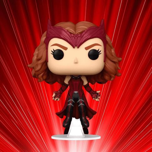 Marvel's Wandavision Scarlet Witch Flying Funko Pop! الفينيل مع بوب فونكو! Ecotek Box Protector in Saudi Arabia