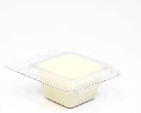 1 أوقية. Pet Plastic Cube Clamshell (100 pcs) مثالية لعينات من ذوبان الشمع أو الصابون الصغيرة. in Saudi Arabia