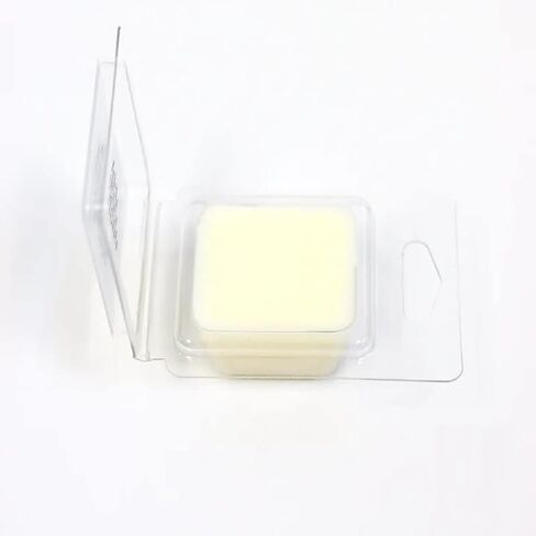 1 أوقية. Pet Plastic Cube Clamshell (100 pcs) مثالية لعينات من ذوبان الشمع أو الصابون الصغيرة. in Saudi Arabia