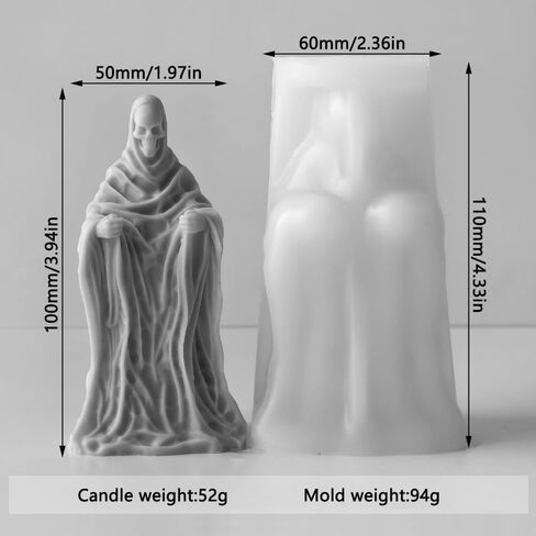 نغمة المرح 3D زوج من قوالب سيليكون شمعة لأقدام لصنع الشموع والراتنج والشموع العطرية والصابون الشمع المصنوع يدويًا وديكور المنزل والحرفية in Saudi Arabia