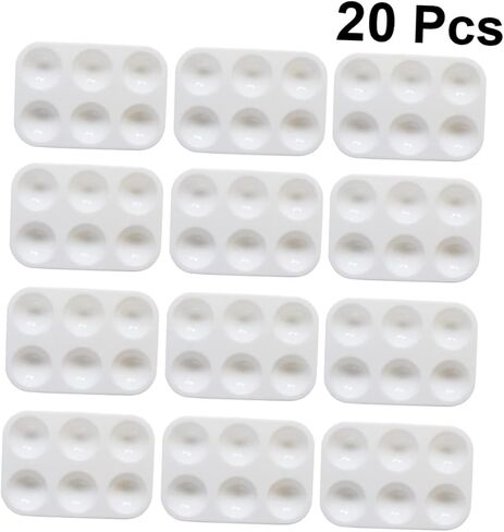 20pcs Quality Material Paint Palette Lightweight Easy Storage for Artists Students in Saudi Arabia