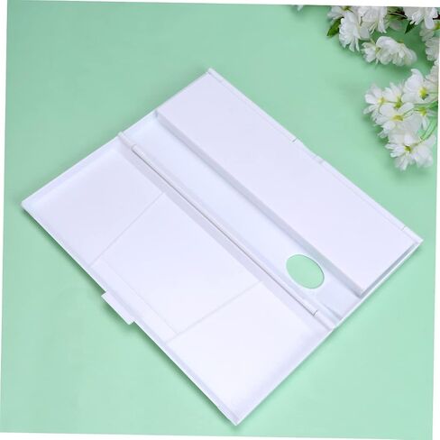 Art Paint Box Watercolor Folding Mixing Box Cover Compartments Organizer for School in Saudi Arabia