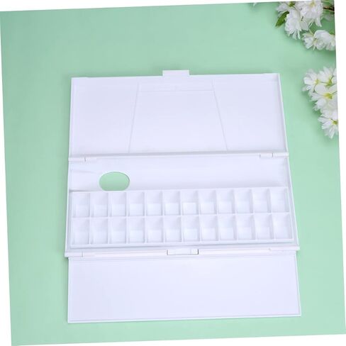 Art Paint Box Watercolor Folding Mixing Box Cover Compartments Organizer for School in Saudi Arabia