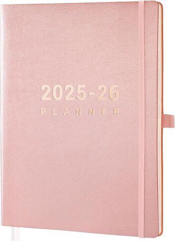 2025-2026 Planner - يوليو 2025 - يونيو 2026 ، مخطط 2025-2026 يوميًا وشهريًا ، 8.5 "× 11" ، حامل القلم ، ملصقات تقويمية ، جيب ، 25 صفحة ملاحظات ، غطاء جلدي مزيف ، ورق مميز A4 in Kuwait
