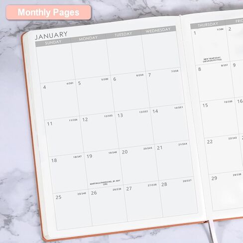2025-2026 Planner - يوليو 2025 - يونيو 2026 ، مخطط 2025-2026 يوميًا وشهريًا ، 8.5 "× 11" ، حامل القلم ، ملصقات تقويمية ، جيب ، 25 صفحة ملاحظات ، غطاء جلدي مزيف ، ورق مميز A4 in Kuwait