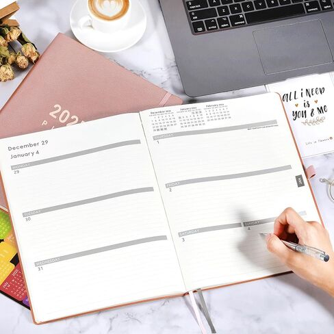 2025-2026 Planner - يوليو 2025 - يونيو 2026 ، مخطط 2025-2026 يوميًا وشهريًا ، 8.5 "× 11" ، حامل القلم ، ملصقات تقويمية ، جيب ، 25 صفحة ملاحظات ، غطاء جلدي مزيف ، ورق مميز A4 in Kuwait
