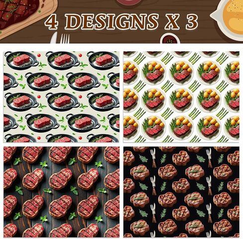Pineraap 12 Sheets ورقة تغليف الكلب الساخن ، غلاف مضحكة غلاف غذاء ، غذاء ، ورق التعبئة لعيد الميلاد عطلة عيد الميلاد دش ، 20 × 28 بوصة in Saudi Arabia