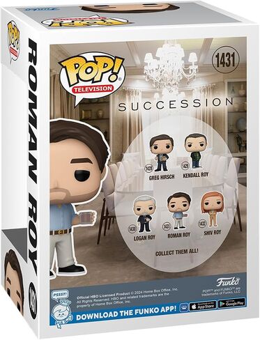 Funko POP! TV: Succession - Roman Roy - Collectable Vinyl Figure - Gift Idea - Official Merchandise - for Kids & Adults - TV Fans - Model Figure for Collectors and Display in Saudi Arabia