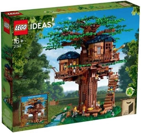 LEGO 21318 Ideas Tree House ، مجموعة بناء نموذجية ل 16 عامًا من العمر مع 3 كابينة وأوراق قابلة للتبديل وأداء مصغرة وشخصية للطيور in Saudi Arabia