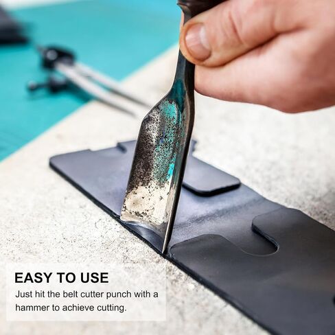 uxcell 7pcs لكمة جلدية على شكل حرف V ، 10 مم إلى 40 مم ، قاطع جلدي ، قاطع نهاية الحزام ، أداة لكمة الصلب الكربوني V لصياغة حزام ومحفظة وحقيبة in Saudi Arabia