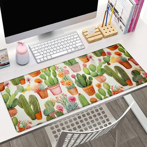 مجموعة صبار الألعاب هدايا لوحة الفأر 31.5 "× 11.8" ، القاعدة المطاطية غير المنقولة مموز موسى لأجهزة الكمبيوتر ديكور ملحقات المنزل كمبيوتر المحمول ، وسادة الماوس ، لوحة مكتب لوحة المفاتيح in Kuwait
