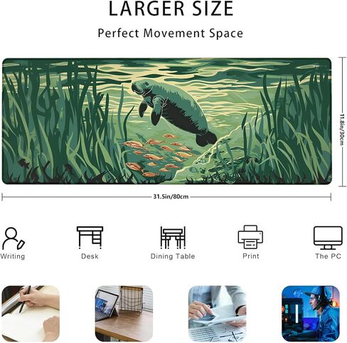مجموعة صبار الألعاب هدايا لوحة الفأر 31.5 "× 11.8" ، القاعدة المطاطية غير المنقولة مموز موسى لأجهزة الكمبيوتر ديكور ملحقات المنزل كمبيوتر المحمول ، وسادة الماوس ، لوحة مكتب لوحة المفاتيح in Kuwait