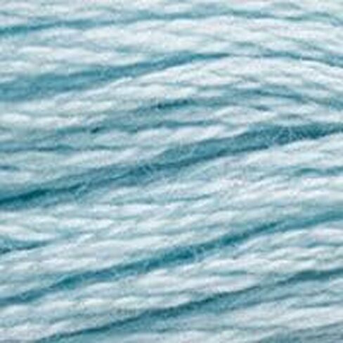DMC 117-3761 Mouline Stranded Cotton Six Strand Embroidery Floss Thread, Light Sky Blue, 8.7-Yard in Saudi Arabia