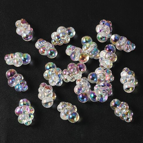 Giantree 20 Pack Bubble Clusters, 1:6 Scale Miniature Dollhouse Bubbles for Miniature Dollhouse Bath Tub Model, Zen Garden or Fairy Beach for Jewelry Crafts in Saudi Arabia
