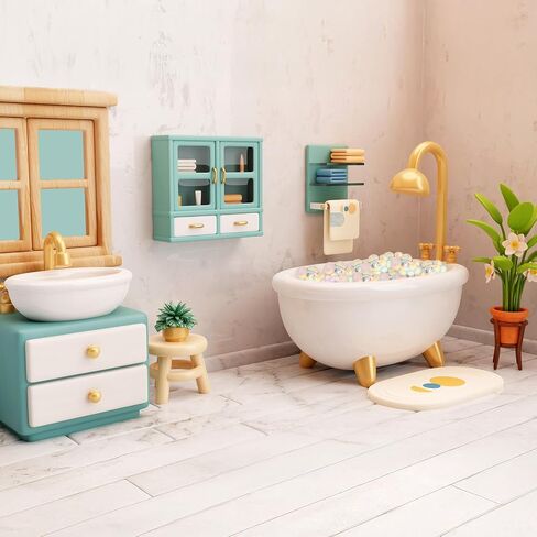 Giantree 20 Pack Bubble Clusters, 1:6 Scale Miniature Dollhouse Bubbles for Miniature Dollhouse Bath Tub Model, Zen Garden or Fairy Beach for Jewelry Crafts in Saudi Arabia