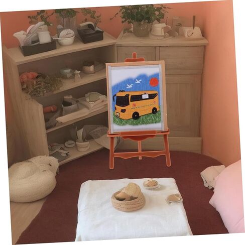 مشهد الفصول الدراسية المصغرة 1 مجموعة Mini House Kit ألعاب السبورة للبنين والبنات ديي ديني مصغرة in Kuwait