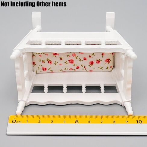 Odoria 1/12 Miniature Baby Cradle Dollhouse Excessories in Saudi Arabia