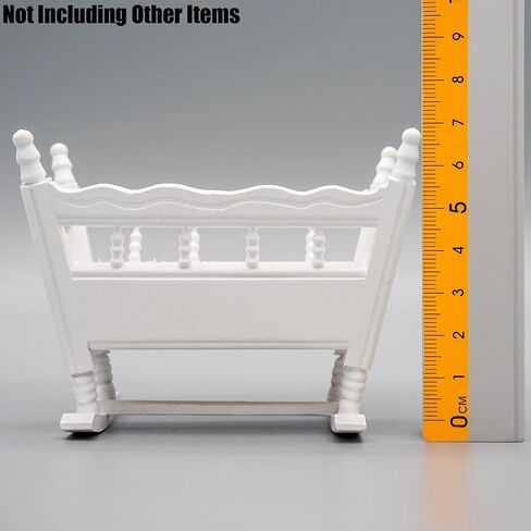 Odoria 1/12 Miniature Baby Cradle Dollhouse Excessories in Saudi Arabia