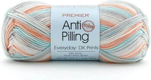 Premier Yarns Anti-Pilling Everyday DK Yarn, Made of Anti-Pilling Acrylic, Ideal Yarn for Crocheting and Knitting, Machine Washable, Lightweight Yarn, Cherry, 3.5 oz, 273 Yards in Saudi Arabia