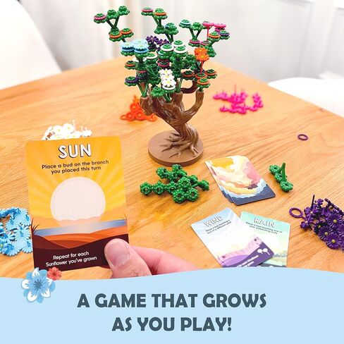 Bloomchasers 3D Flower Stacking Tree Building Game للعائلات والبالغين ، استراتيجية الضوء ، جميلة ، ممتعة وتنافسية ، توسع الأساس + ، 1-6 لاعبين ، 12 عامًا in Saudi Arabia