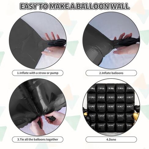 جدار بالون أرجوانية وخلايا مربعة معدنية ، 19 بوصة ، 19 بوصة من جانب البالونات مربعة على الوجهين ، طقم قوس النفق للبكالوريوس ، زفاف ، عيد ميلاد للبنات ، زخارف حفل الذكرى السنوية in Kuwait