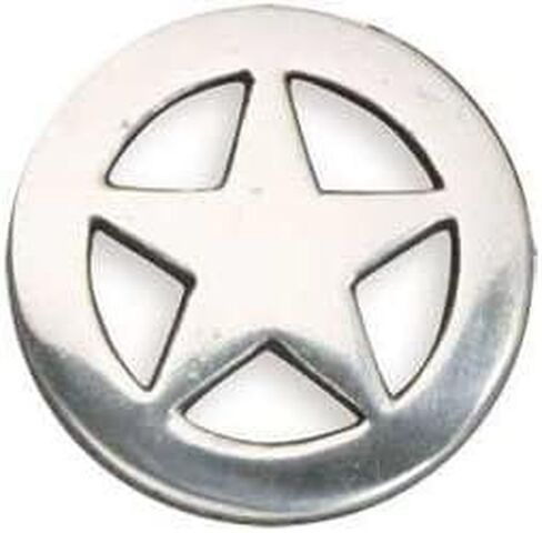 Tandy Leather Ranger Star Concho 1-1/4 "(32 مم) لوحة فضية 7993-05 in Kuwait