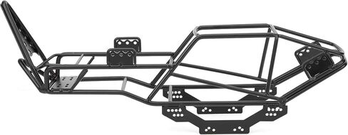 plplaaoo Metal RC Car Roll Cage – Full Tube Frame Body Chassis for Axial SCX10 | Compatible with 1/10 Scale RC Crawler Truck Parts, Durable Steel Upgrade with Increased Grip in Saudi Arabia
