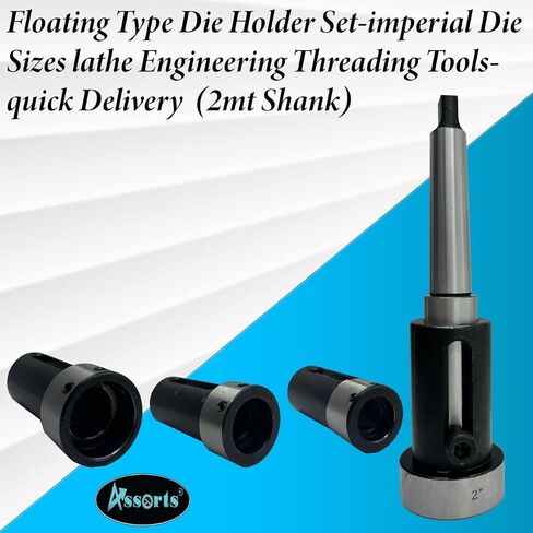 Assorts' floating type Imperial die holder set 13/16", 1", 1-5/16", 2" For threading on lathe in Saudi Arabia