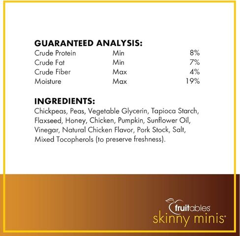 Fruitables Skinny Minis Low Calorie 5 Ounce Rotisserie Chicken Soft & Chewy Dog Treats Pack of 3 in Saudi Arabia