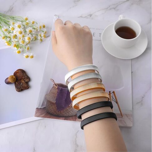 8 Pcs Shirt Sleeve Holders Stretchy Metal Armbands, Anti-Slip Elastic Shirt Sleeve Holders, Sleeve Garters, Anti Slip Shirt Sleeve Holders, Fixing Long Sleeves for Band Stretch Garters for Men Women in Saudi Arabia