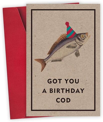 Got You A Birthday Cod - Hilarious Birthday Card Pun - Birthday Card for Him Her Men Women in Saudi Arabia