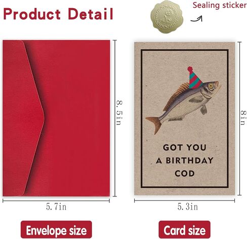 Got You A Birthday Cod - Hilarious Birthday Card Pun - Birthday Card for Him Her Men Women in Saudi Arabia