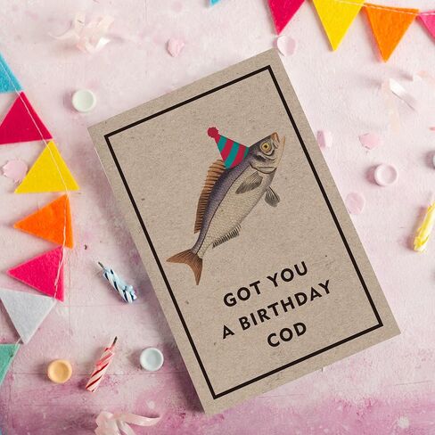 Got You A Birthday Cod - Hilarious Birthday Card Pun - Birthday Card for Him Her Men Women in Saudi Arabia