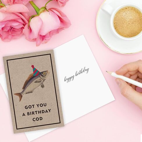 Got You A Birthday Cod - Hilarious Birthday Card Pun - Birthday Card for Him Her Men Women in Saudi Arabia