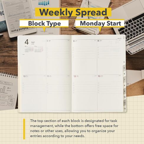 NOLTY Access A5-5 Weekly Planner 2025, Chinese Edition in Saudi Arabia