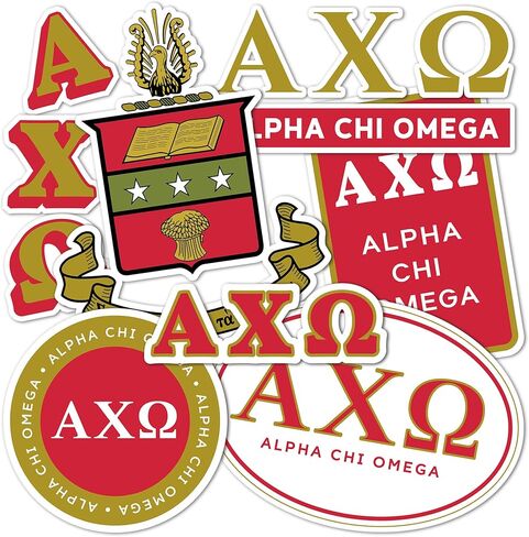 Desert Cactus Alpha Chi Omega Sticker Axo Sheet Standard Secal Secal Laptop Botto Mater Car (Full - Standard) in Saudi Arabia