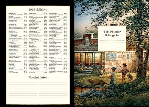 Lang Companies, Terry Redlin 2026 Planner, 8.5'' X 12'', 12-Month Calendar with Stapled Binding in Saudi Arabia