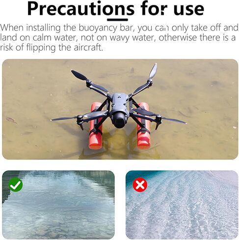 Landing Gear Float Skit for DJI Mavci 4 Pro, Drone Water Landing Gear/Float Tripod Stand/Buoyancy Stick Extended Height/Kit Accessory in Saudi Arabia