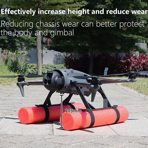 Landing Gear Float Skit for DJI Mavci 4 Pro, Drone Water Landing Gear/Float Tripod Stand/Buoyancy Stick Extended Height/Kit Accessory in Saudi Arabia