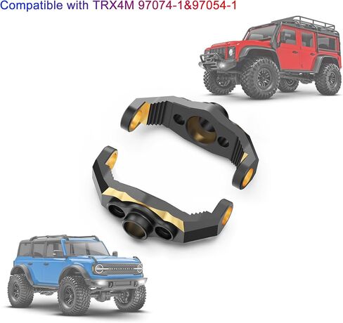 TRX4M BRASS C-HUBS Carrier 2PCS 9.2G CASTER CASTER CORTERS PORTAL DRIVE FOWNIGHT FOR 1/18 RC CRAWLER CAR 97074-1 97054-1 TRX4M ترقيات الترقيات in Saudi Arabia