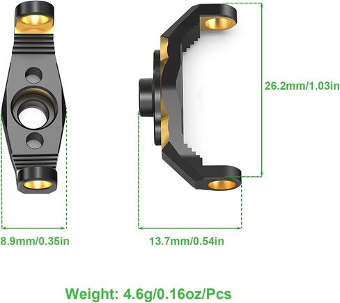 TRX4M BRASS C-HUBS Carrier 2PCS 9.2G CASTER CASTER CORTERS PORTAL DRIVE FOWNIGHT FOR 1/18 RC CRAWLER CAR 97074-1 97054-1 TRX4M ترقيات الترقيات in Saudi Arabia