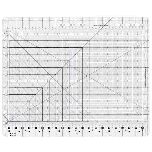 حاكم خياطة اللحف ، 17-3/4in × 22 بوصة ، حاكم وحاكم مترقص زرقاء ، قطع شريط الأقمشة غير القباية ، خياطة ، صياغة ، صياغة in Kuwait