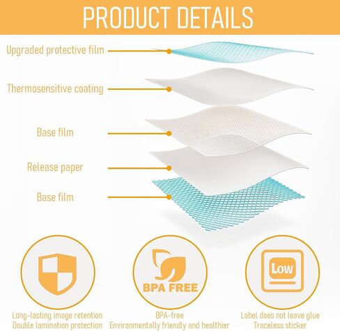 4 Rolls D30 Labels,0.47 X 1.57 in Print Master Labels Refill, White Smart Mini Label Maker Refill 160 Sheets/Roll, Thermal Sticker Paper for Office 160 Label Printing Paper in Saudi Arabia