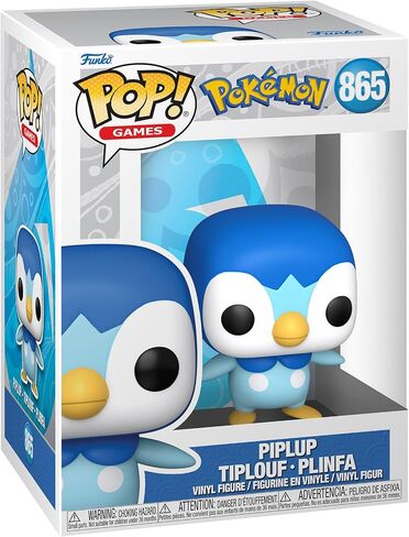 فونكو بوب! الألعاب: Pokemon - Piplup - شخصية فينيل قابلة للتحصيل - فكرة الهدية - البضائع الرسمية - ألعاب للأطفال والبالغين - عشاق ألعاب الفيديو - شخصية للجامعات in Saudi Arabia