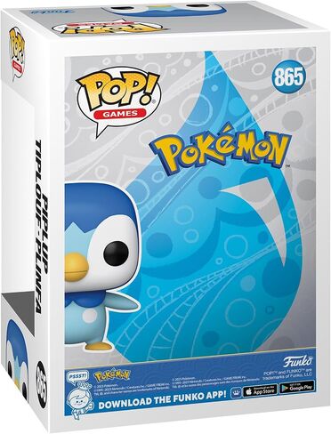 فونكو بوب! الألعاب: Pokemon - Piplup - شخصية فينيل قابلة للتحصيل - فكرة الهدية - البضائع الرسمية - ألعاب للأطفال والبالغين - عشاق ألعاب الفيديو - شخصية للجامعات in Saudi Arabia