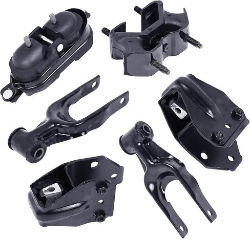 Engine Motor Mounts Set - Compatible with Chevrolet Impala 2006-2011, Monte Carlo 2006 3.9L, Auto Transmission, Replace# A5372 A5372 A2906 A5263 A5263 A2712, Set of 6 in Saudi Arabia