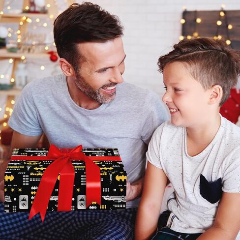 Charon Cute Hero Birthday Wrapping Paper 6 Style Mutil Color Festival Art Scrapbook Paper for Men Women Kids Birthday Wedding Baby Shower Graduation Anniversaries, 20 X 28 Inch (6 Sheet) in Kuwait